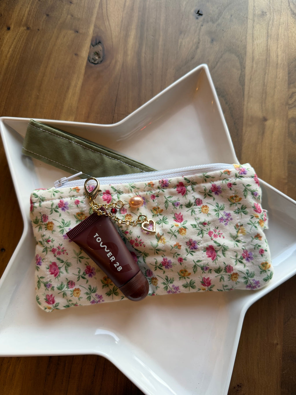 Deep Green Floral wallet bundle