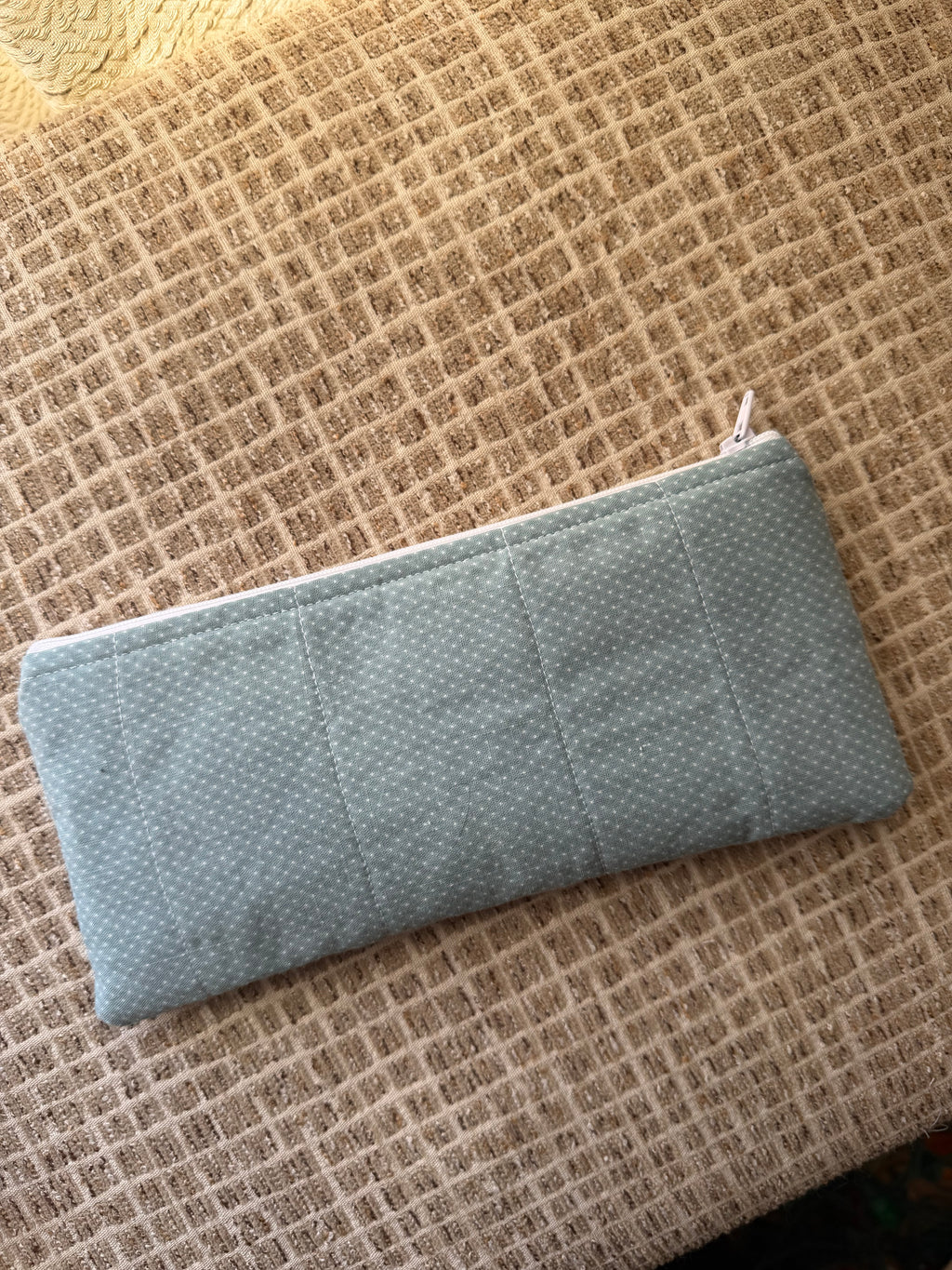 Blue Polka Dot Pencil case