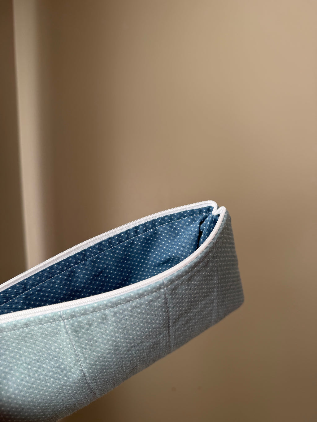 Blue Polka Dot Pencil case