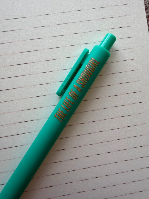 Showgirl gel pen