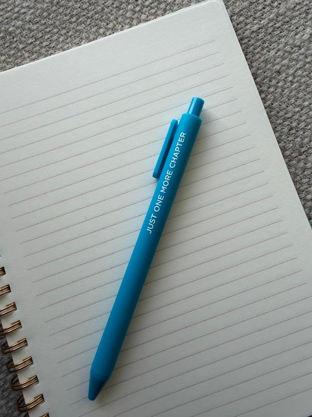 Just One More Chapter pen