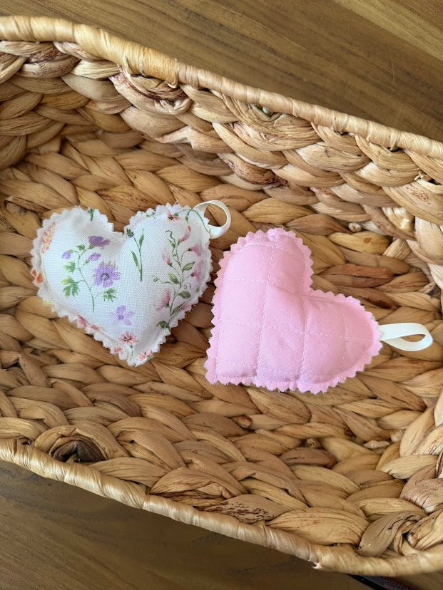 Floral bouquet Heart Keychain