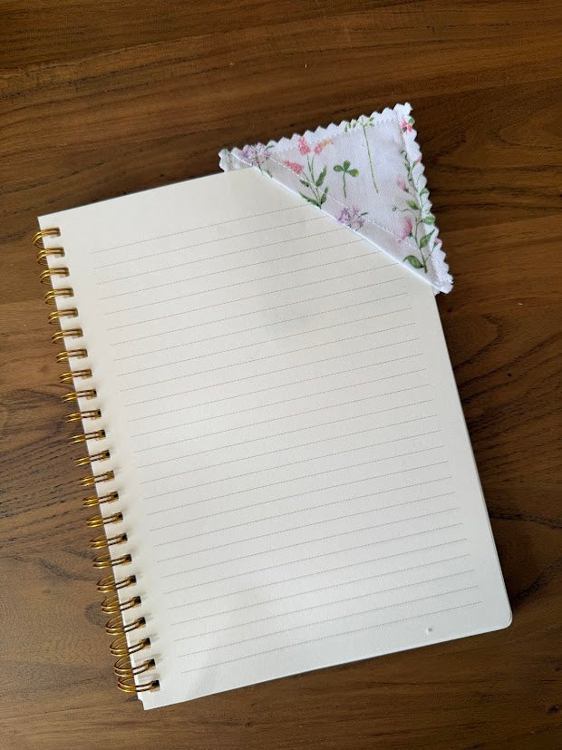 Floral bouquet Fabric Corner Bookmark