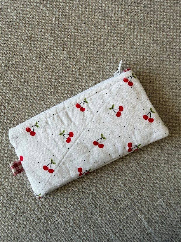 Red Gingham Cherry wallet