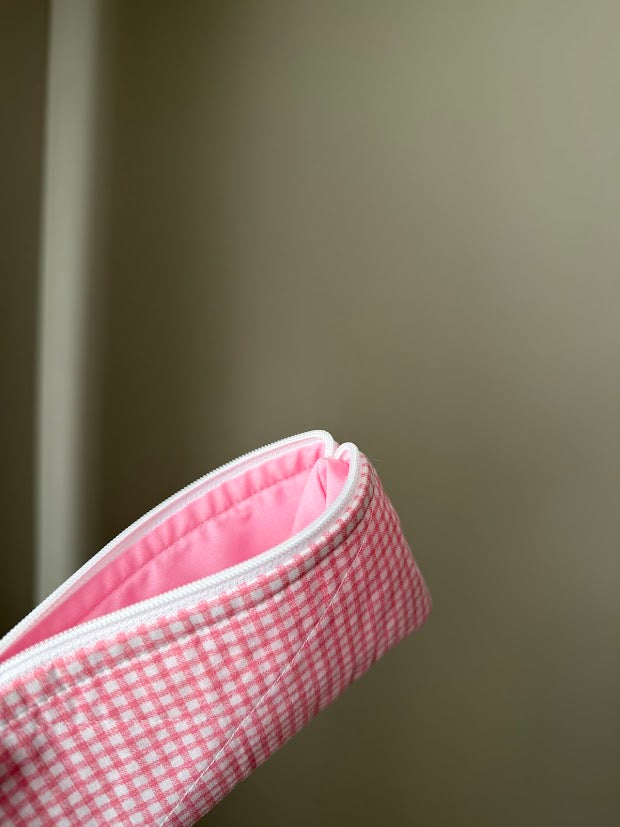 Pink Gingham wallet