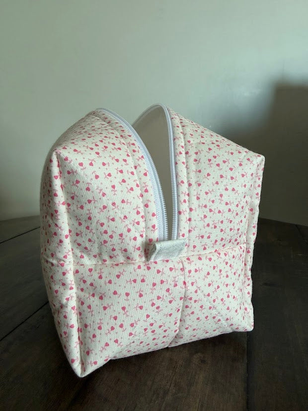 Scattered Hearts Makeup Bags