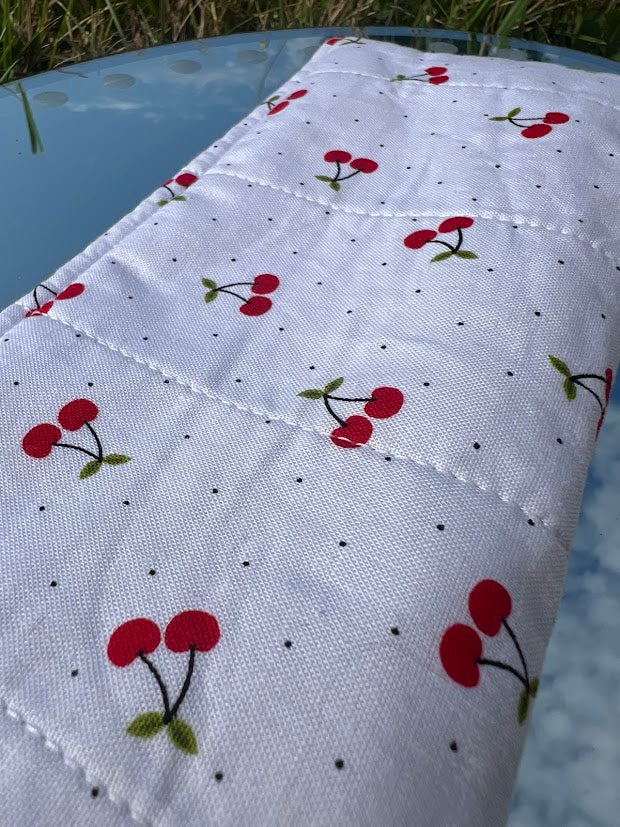 Red gingham cherry Pencil case