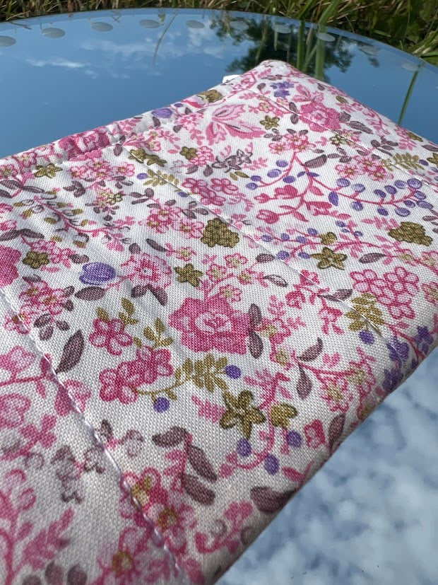 Pink floral Pencil case