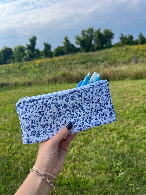 Costal Grandma Blue Pencil case