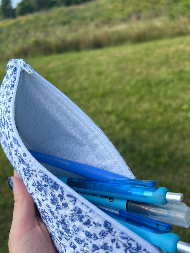 Costal Grandma Blue Pencil case