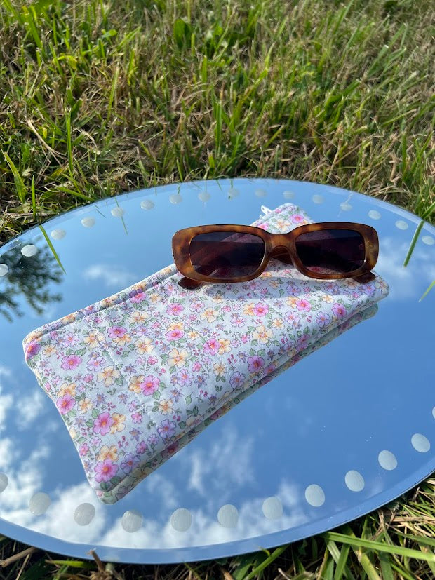 Green floral Pencil case