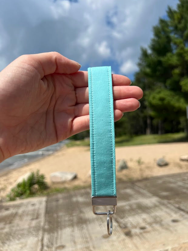 Teal wristlet