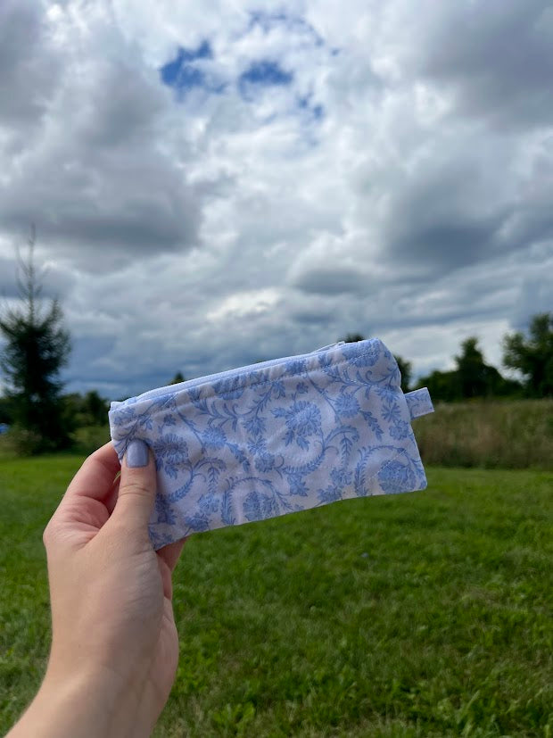 Vintage blue wallet