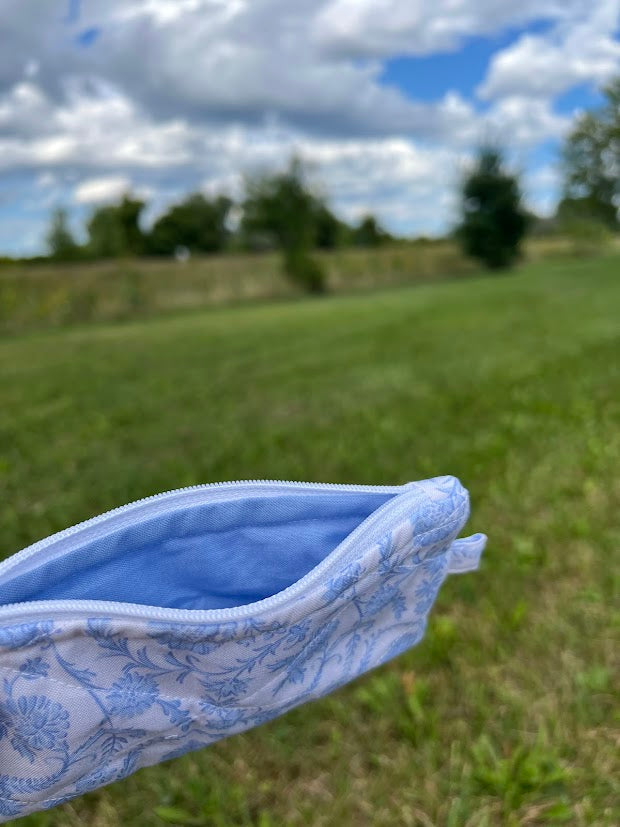 Vintage blue wallet