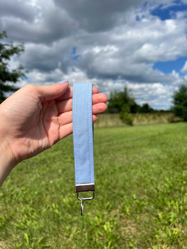 Blue wristlet