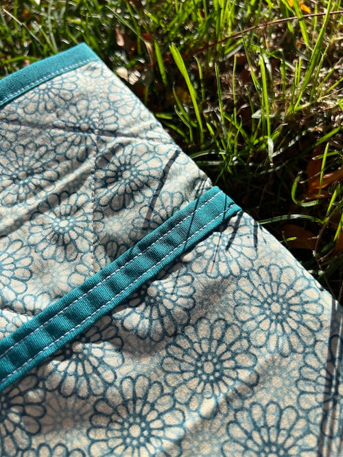 Abstract blue Kindle sleeve