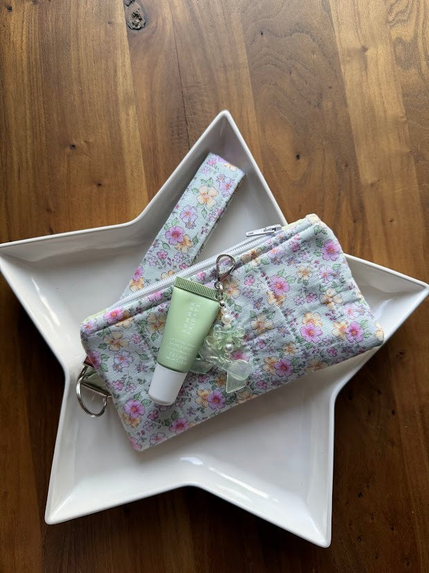 Green Floral wallet bundle