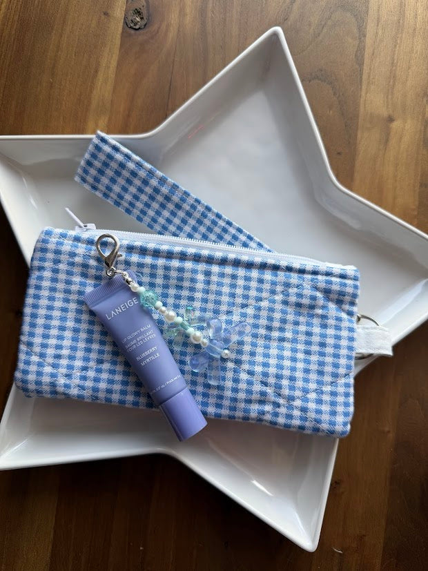 Blue Gingham wallet bundle